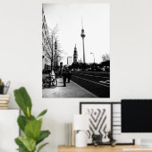 Berlin Straßenfotografie - straatfotografie Poster (Thuiskantoor)