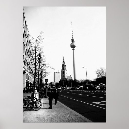 Berlin Straßenfotografie - straatfotografie Poster (Voorkant)