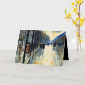 Berlin Street in Late Herfst Kaart (Gele Bloem)