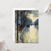 Berlin Street in Late Herfst Kaart (Voorkant / Achterkant in situ)