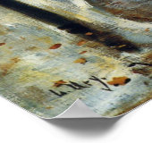 Berlin Street in Late Herfst Poster (Hoek)