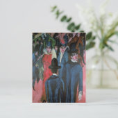 Berlin Street Scene, 1913 Briefkaart (Staand voorkant)