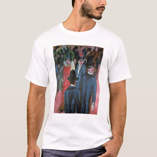 Berlin Street Scene, 1913 T-shirt (Voorkant)