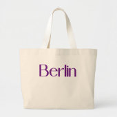 BERLIN T-Shirt Grote Tote Bag (Voorkant)