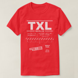 Berlin Tegel Airport TXL T-shirt