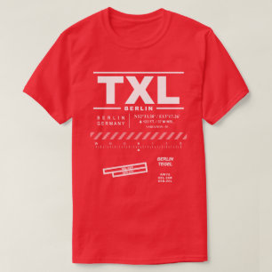Berlin Tegel Airport TXL T-shirt