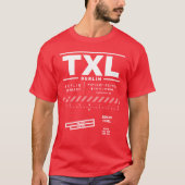 Berlin Tegel Airport TXL T-shirt (Voorkant)