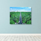 Berlin Tiergarten Canvas Fotoprint (Insitu (Houten vloer))