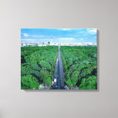 Berlin Tiergarten Canvas Fotoprint (Voorkant)