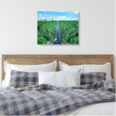Berlin Tiergarten Canvas Fotoprint Afdruk (Insitu (Slaapkamer))