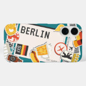 Berlin Travel Sticker Collage Case-Mate iPhone Case (Achterkant (horizontaal))