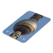 Berlin TV Tower close-up koelkast magneet (Linkerzijde)