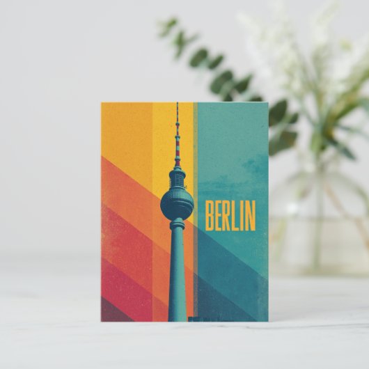 Berlin vintage  briefkaart (Staand voorkant)