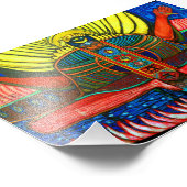 Berlin Wall Graffiti Artwork Street Art Duitsland Foto Afdruk (Hoek)