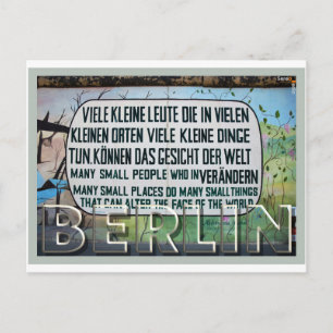 Berlin Wall Street Art Collectie - 1 van 7 Briefkaart