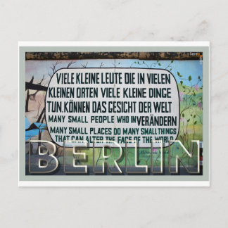 Berlin Wall Street Art Collectie - 1 van 7 Briefkaart