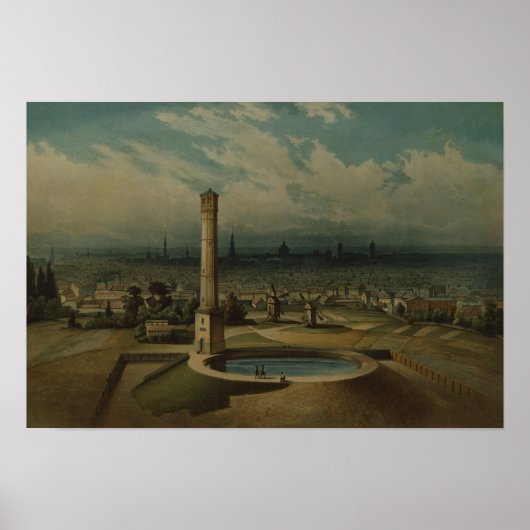 Berlin waterworks, c.1860 poster (Voorkant)