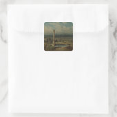 Berlin waterworks, c.1860 vierkante sticker (Tas)