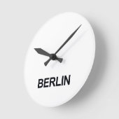 BERLIN WORLDWIDE TIMEZONE CLOCK SET RONDE KLOK (Hoek)