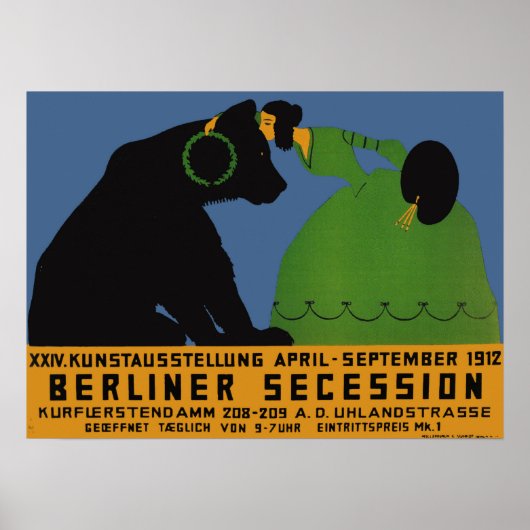 Berliner-afscheiding Poster (Voorkant)