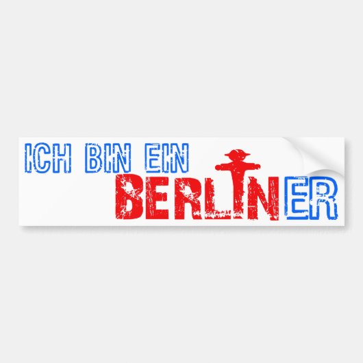 berliner bumpersticker (Voorkant)