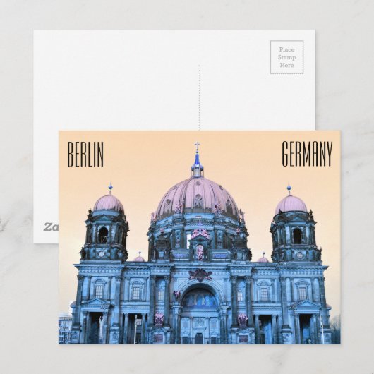 Berliner Dom (Berlijn, Duitsland) Briefkaart (Voorkant / Achterkant)