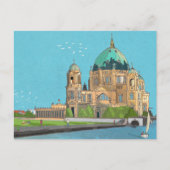 Berliner Dom Germany Whimsical Illustration Briefkaart (Voorkant)