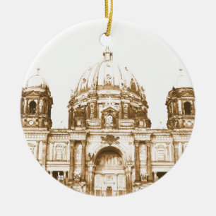 Berliner Dom in Berlijn, Duitsland Keramisch Ornament