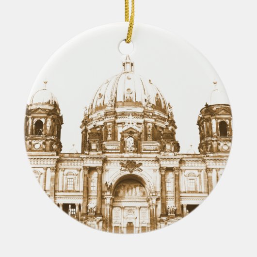 Berliner Dom in Berlijn, Duitsland Keramisch Ornament (Voorkant)