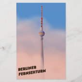 Berliner Fernsehturm, Berlijnse televisietoren Briefpapier (Voorkant)