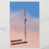 Berliner Fernsehturm, Berlijnse televisietoren Briefpapier (Voorkant)