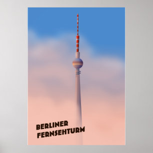 Berliner Fernsehturm, Berlijnse televisietoren Poster