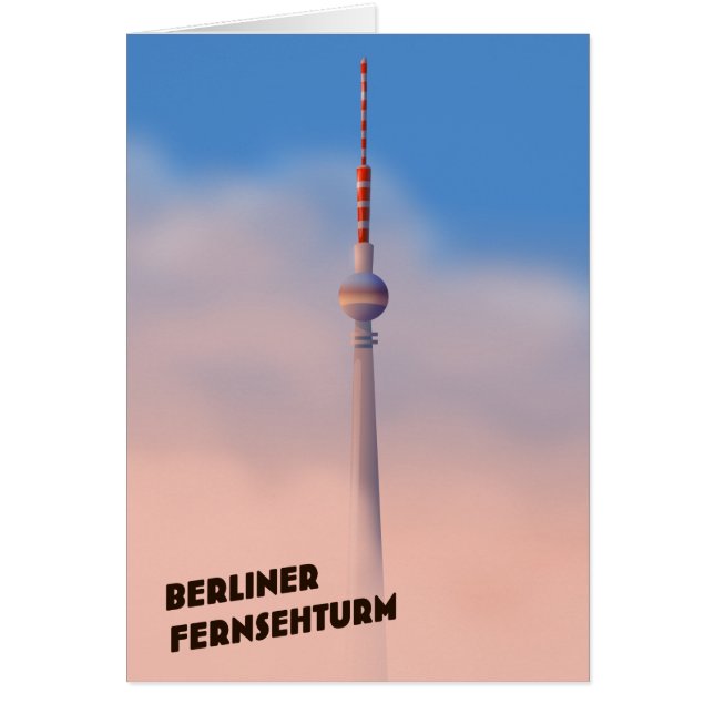 Berliner Fernsehturm, Berlijnse tv-toren (Voorkant)