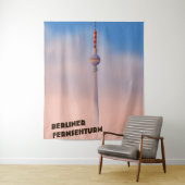 Berliner Fernsehturm, Berlijnse tv-toren Poster Wandkleed (In situ)