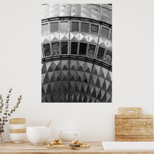 Berliner Fernsehturm No.7 Poster (Keuken)