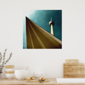 Berliner Fernsehturm Poster (Keuken)