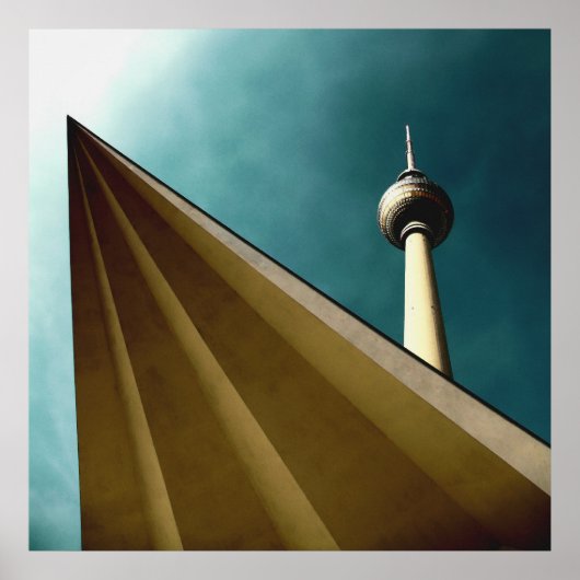 Berliner Fernsehturm Poster (Voorkant)