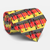 Berliner Logo over de Duitse vlag Stropdas (Opgerold)