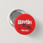 Berliner Mauer Design Ronde Button 3,2 Cm (Voorkant /achterkant)