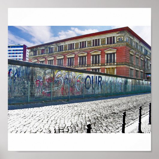 BERLINER MAUER GRAFFITI INDIANO POSTER (Voorkant)