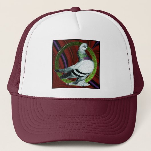 Berliner Pigeon Cirkel Trucker Pet (Voorkant)