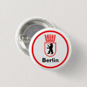 Berliner Stadtwappen (DDR) Ronde Button 3,2 Cm (Voorkant /achterkant)