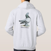 Berliner Tumbler Pigeon Blue Bar Hoodie (Achterkant)