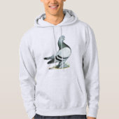 Berliner Tumbler Pigeon Blue Bar Hoodie (Voorkant)