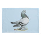Berliner Tumbler Pigeon Blue Bar Kussensloop (Voorkant)