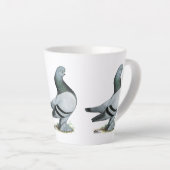 Berliner Tumbler Pigeon Blue Bar Latte Mok (Rechterhoek)