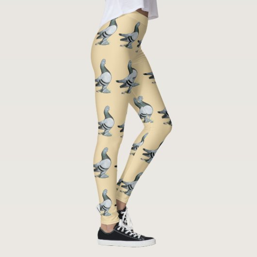 Berliner Tumbler Pigeon Blue Bar Leggings (Rechts)