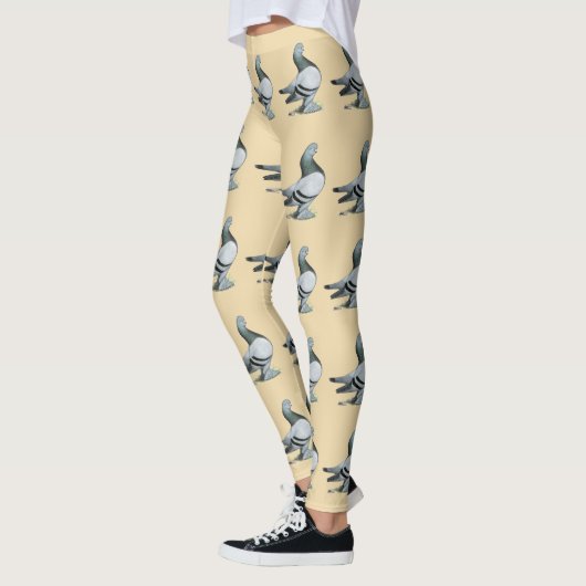 Berliner Tumbler Pigeon Blue Bar Leggings (Links)