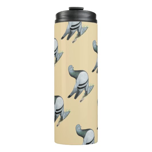 Berliner Tumbler Pigeon Blue Bar Thermosbeker (Voorkant)