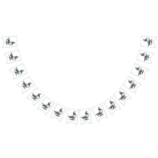 Berliner Tumbler Pigeon Blue Bar Vlaggetjes (Alle)